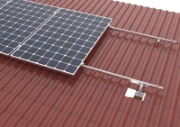Montagesystem für Dachpfanne 4 Solarmodule 1-reihige...