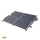 SOLAR ALLin Flachdach PV Montagesystem für Solaranlagen mit 4 Modulen, Süd & Ost/West Ausrichtung (10°)