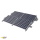 SOLAR ALLin Flachdach Montagesystem für Solaranlagen mit 4 Modulen, Süd & Ost/West Ausrichtung (10°)