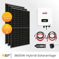 3960Wp/3600W (3,6kW) Hybrid Solaranlage, JA Solar...