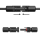 Solarkabel Verlängerungskabel Rot/Schwarz 4 - 6mm² mit montiertem Stecker 2x 14m 6mm²