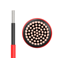 100m Solarkabel Verlängerungskabel für PV-Anlagen 6mm2 Rot