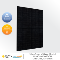 Bifazial PV Solarmodul Ulica Solar 430Wp UL-430M-108DGN...