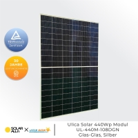 Bifaziales PV Solarmodul Ulica Solar 440Wp UL-440M-108DGN...