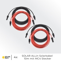 10.920Wp/10kW PV-Anlage mit 10kWh HV Stromspeicher | 24x JA Solar Module Bifazial 455Wp | Afore Hybrid Wechselrichter 3-Phasig HV | App & WiFi