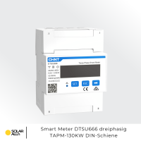 Smart Meter DTSU666 dreiphasig TAPM-130KW DIN-Schiene
