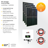 4400Wp/4kW PV-Anlage | 10x Ulica Solar Module Bifazial...