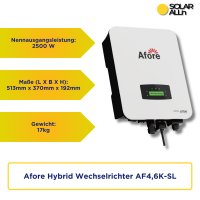 4600W Solar-Inselanlage mit 5kW Stromspeicher, Autarkes Komplettset, Netzunabhängig und anmeldefrei