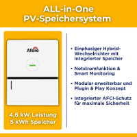 4.6kW Afore All in One PV-Anlage autarkes Komplettset |...