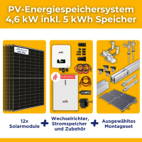 4,6kW/5kWh PV-Energiespeichersystem autarkes Komplettset...