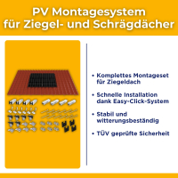 15kW/15kWh PV-Energiespeichersystem autarkes Komplettset | Haushalt/Notstromfähige PV-Anlage | Montagesets und Zubehör | optional mit Heizfunktion