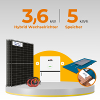 2in1 PV-Tower | 3,6 kW Solaranlage mit 5 kWh Speicher |...