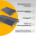 2in1 PV-Tower | 4,6 kW Solaranlage mit 5 kWh Speicher | Komplettset inkl. Flachdach Montagesystem