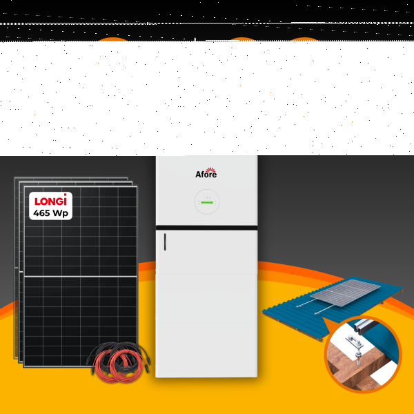 SolarTower 8 - 8 kW Photovoltaikanlage mit 9,2 kWh Stromspeicher | All-in-One PV-Komplettsystem | 20× LONGi BC-Module (465 Wp) | inkl. Stockschrauben Montagesystem für Holzuntergründe