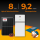 SolarTower 8 - 8 kW Photovoltaikanlage mit 9,2 kWh Stromspeicher | All-in-One PV-Komplettsystem | 20× LONGi BC-Module (465 Wp) | inkl. Stockschrauben Montagesystem für Holzuntergründe