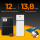 SolarTower 12 - 12 kW Photovoltaikanlage mit 13,8 kWh Stromspeicher | All-in-One PV-Komplettsystem | 28× LONGi BC-Module (465 Wp) | inkl. Stockschrauben Montagesystem für Holzuntergründe