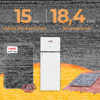 SolarTower 15 - 15 kW Photovoltaikanlage mit 18,4 kWh Stromspeicher | All-in-One PV-Komplettsystem | 36× LONGi BC-Module (465 Wp) | inkl. Montagesystem für Ziegeldach / Schrägdach