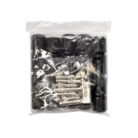 5er Set Solarstecker Kabelstecker für Solarpanel IP67 Wasserschutz, 2,5-6mm²