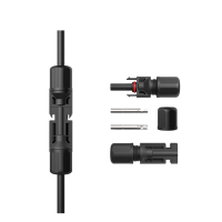 5er Set Solarstecker Kabelstecker für Solarpanel IP67 Wasserschutz, 2,5-6mm²