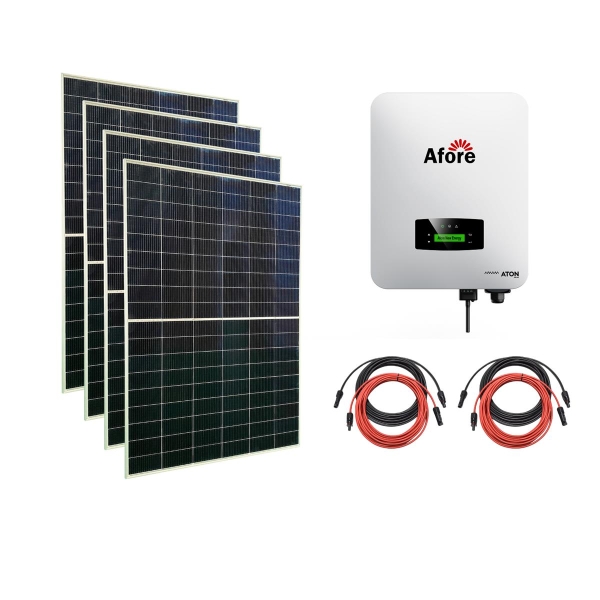 10kW Solaranlage zur Netzeinspeisung | 24x Ulica Solar Module Bifazial 440Wp | Afore String Wechselrichter 3-Phasig| App & WiFi